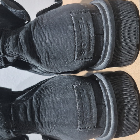 SOREL- WATERPROOF MOTO LEATHER BOOTS - Picture 6 of 12